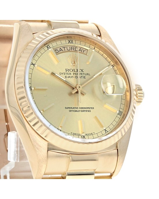 Rolex Day-Date 36 Yellow Gold President 18038